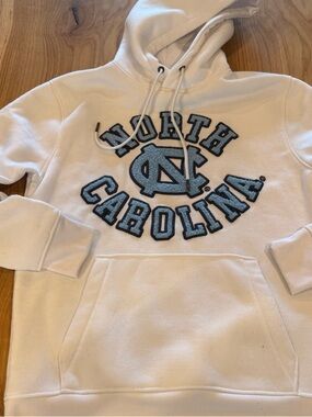 North Carolina White & Carolina Blue Campus Hoodie